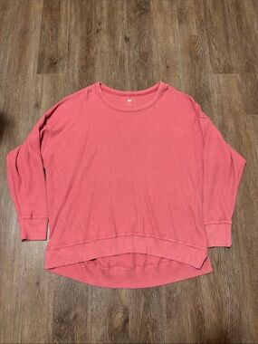 so oversized waffle crewneck sweater